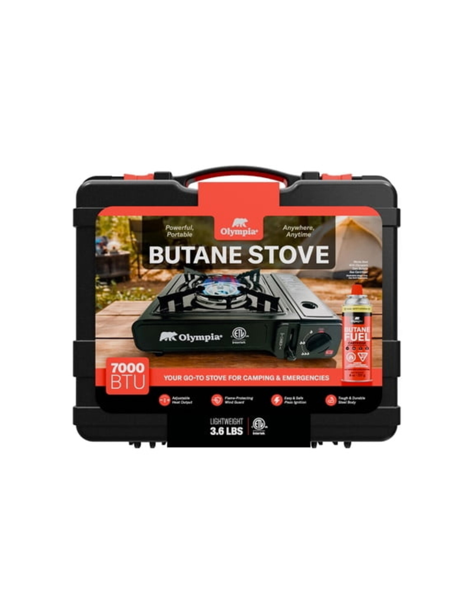 BUTANE CARTRIDGE PORTA STOVE