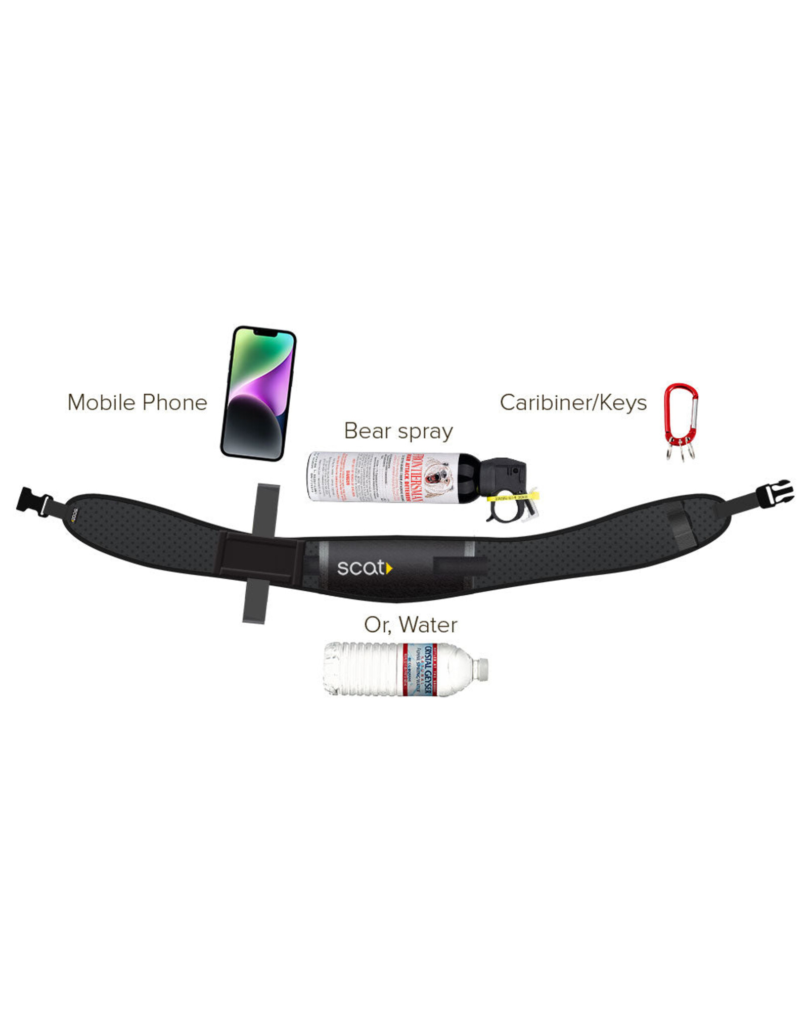 Scat Belt SCAT BELT GRIZ BLACK