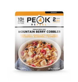PEAK REFUEL MOUNTAIN BERRY COBBLER