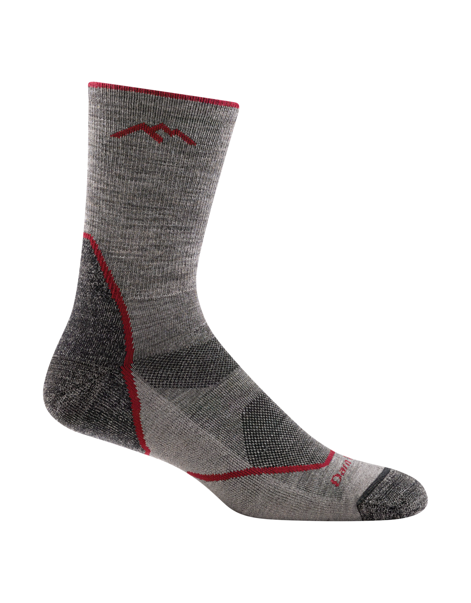 DARN TOUGH MEN LIGHT HIKER MICRO CREW LW W/CUSHION SOCK SPACE GRY L