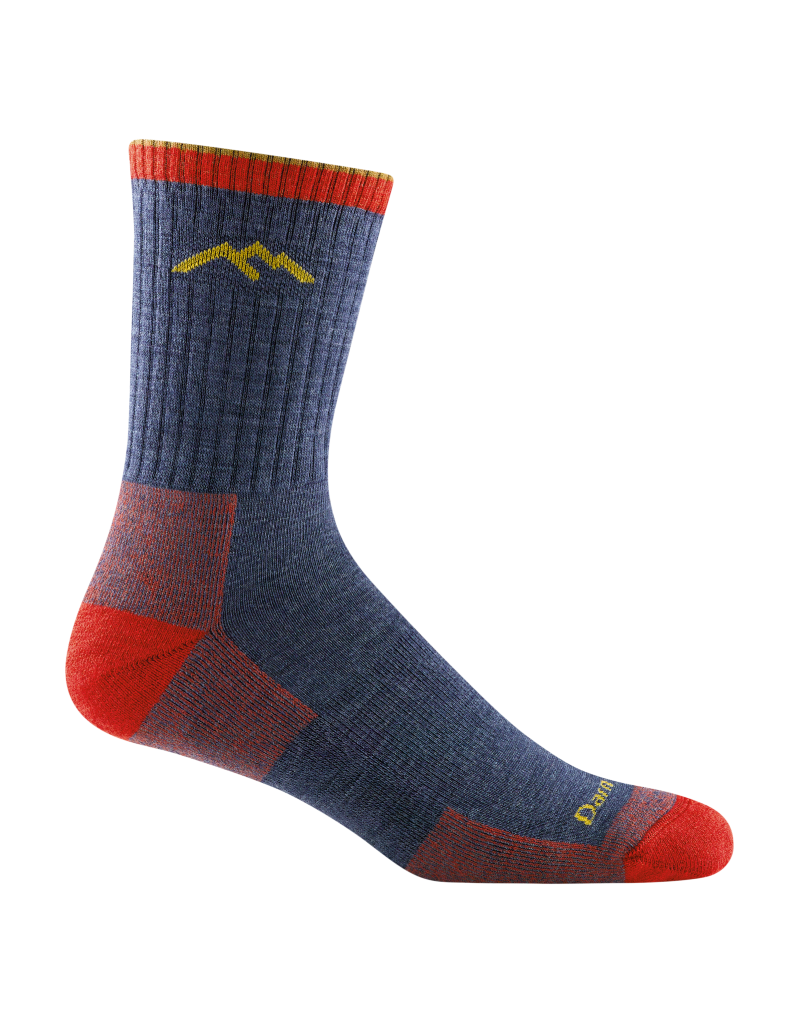 DARN TOUGH MENS HIKER MICRO CREW MIDWEIGHT W/CUSHION SOCK CHAR M