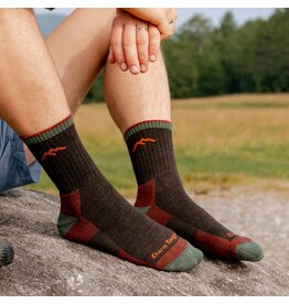 DARN TOUGH MENS HIKER MICRO CREW MIDWEIGHT W/CUSHION SOCK BLACK XXL