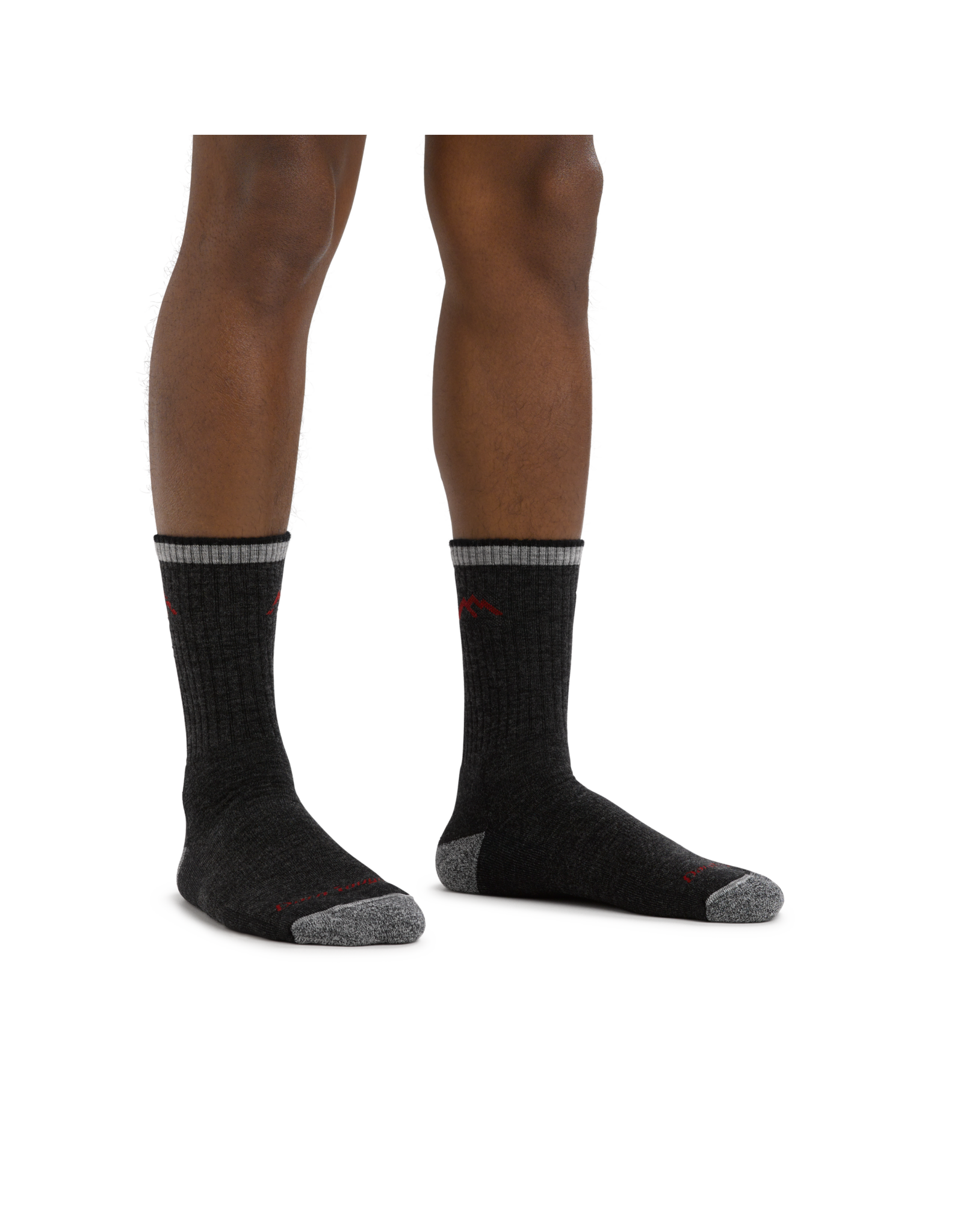 DARN TOUGH MENS HIKER MICRO CREW MIDWEIGHT W/CUSHION SOCK BLACK XXL