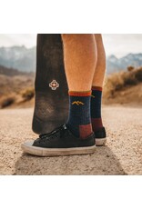 DARN TOUGH MENS HIKER MICRO CREW MIDWEIGHT W/CUSHION SOCK BLACK XXL