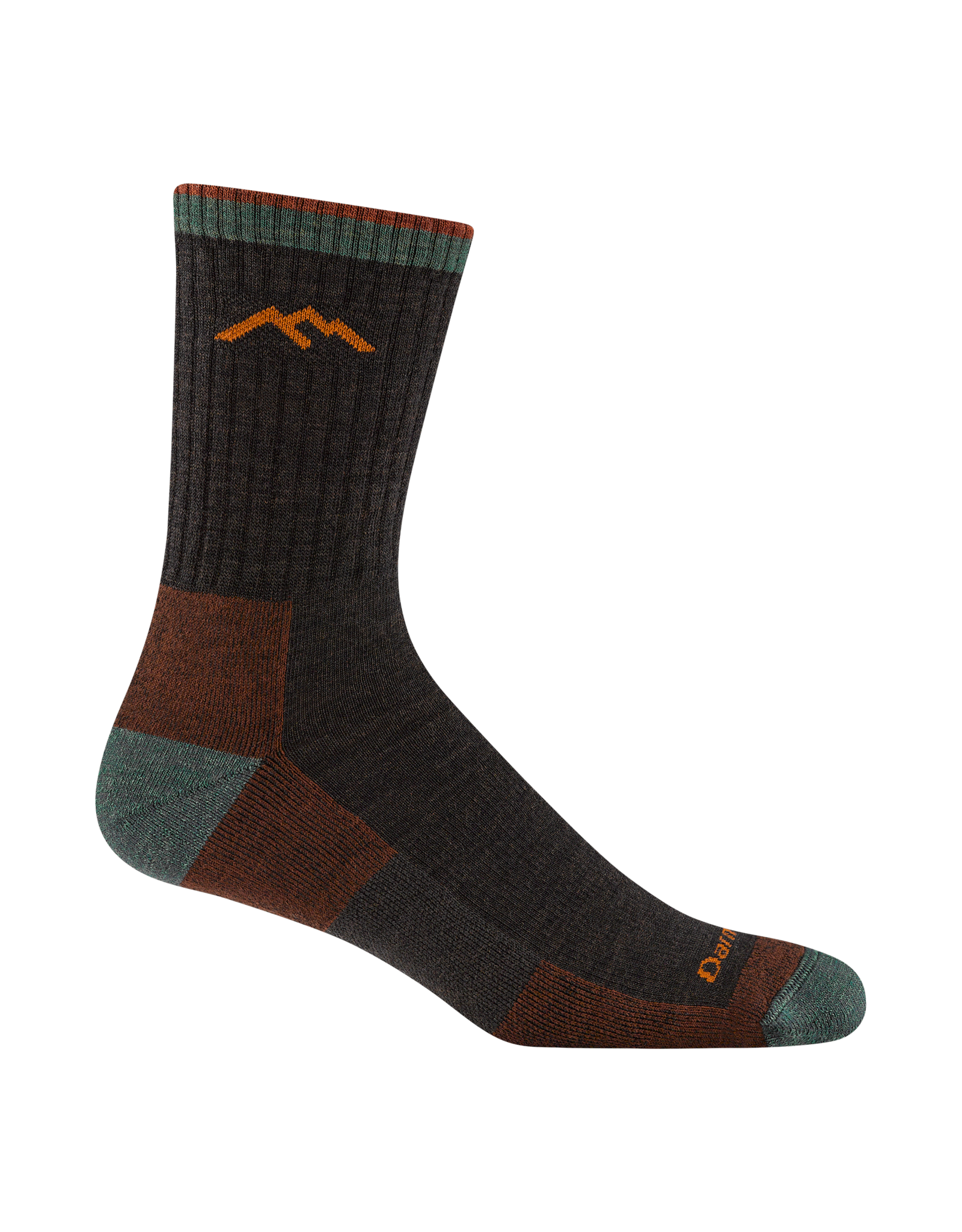 DARN TOUGH MENS HIKER MICRO CREW MIDWEIGHT W/CUSHION SOCK BLACK XL