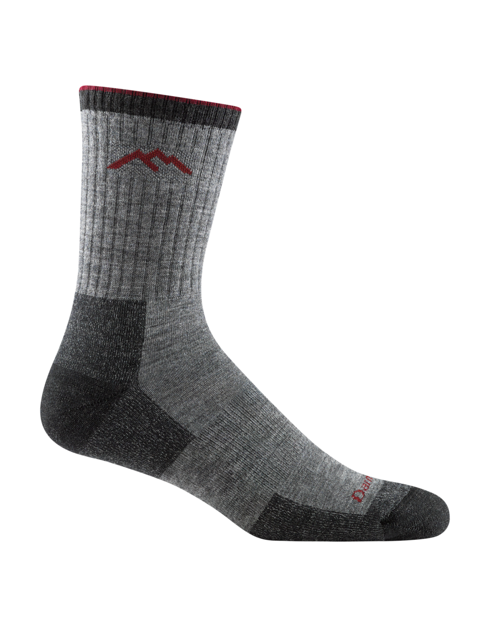 DARN TOUGH MENS HIKER MICRO CREW MIDWEIGHT W/CUSHION SOCK BLACK XL