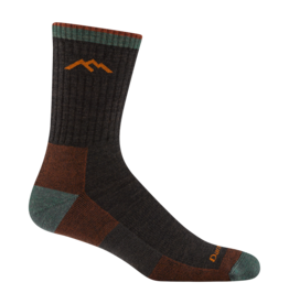 DARN TOUGH MENS HIKER MICRO CREW MIDWEIGHT W/CUSHION SOCK BLACK M