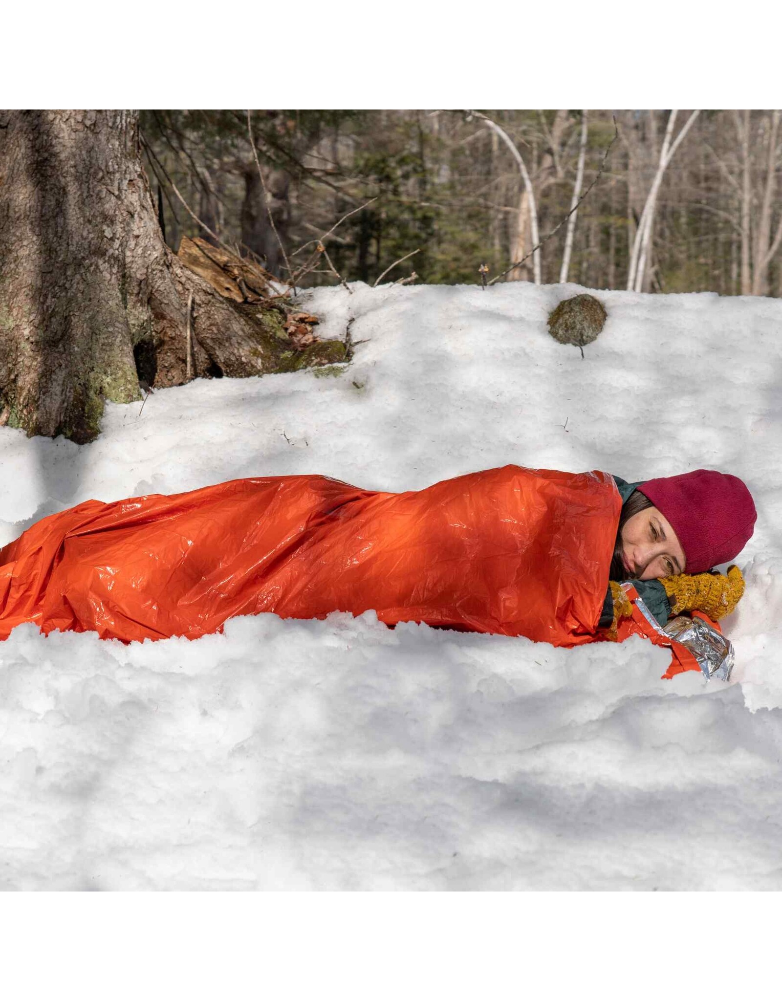 SOL THERMAL BIVY W/RESCUE WHISTLE - ORANGE