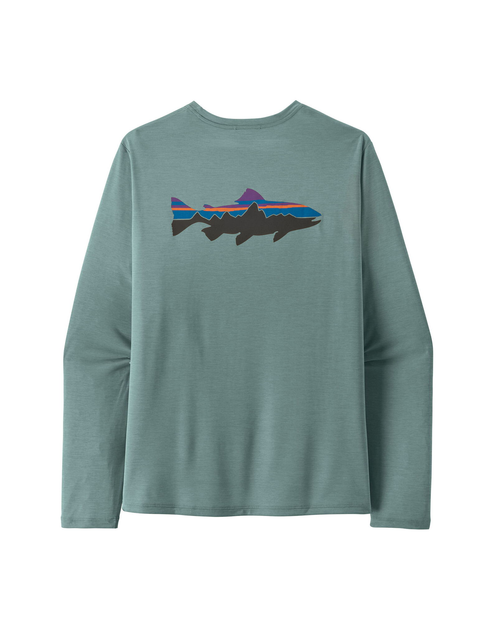 PATAGONIA MEN'S L/S CAP COOL DAILY SHIRT - FITZ ROY TROUT