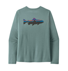 PATAGONIA MEN'S L/S CAP COOL DAILY SHIRT - FITZ ROY TROUT