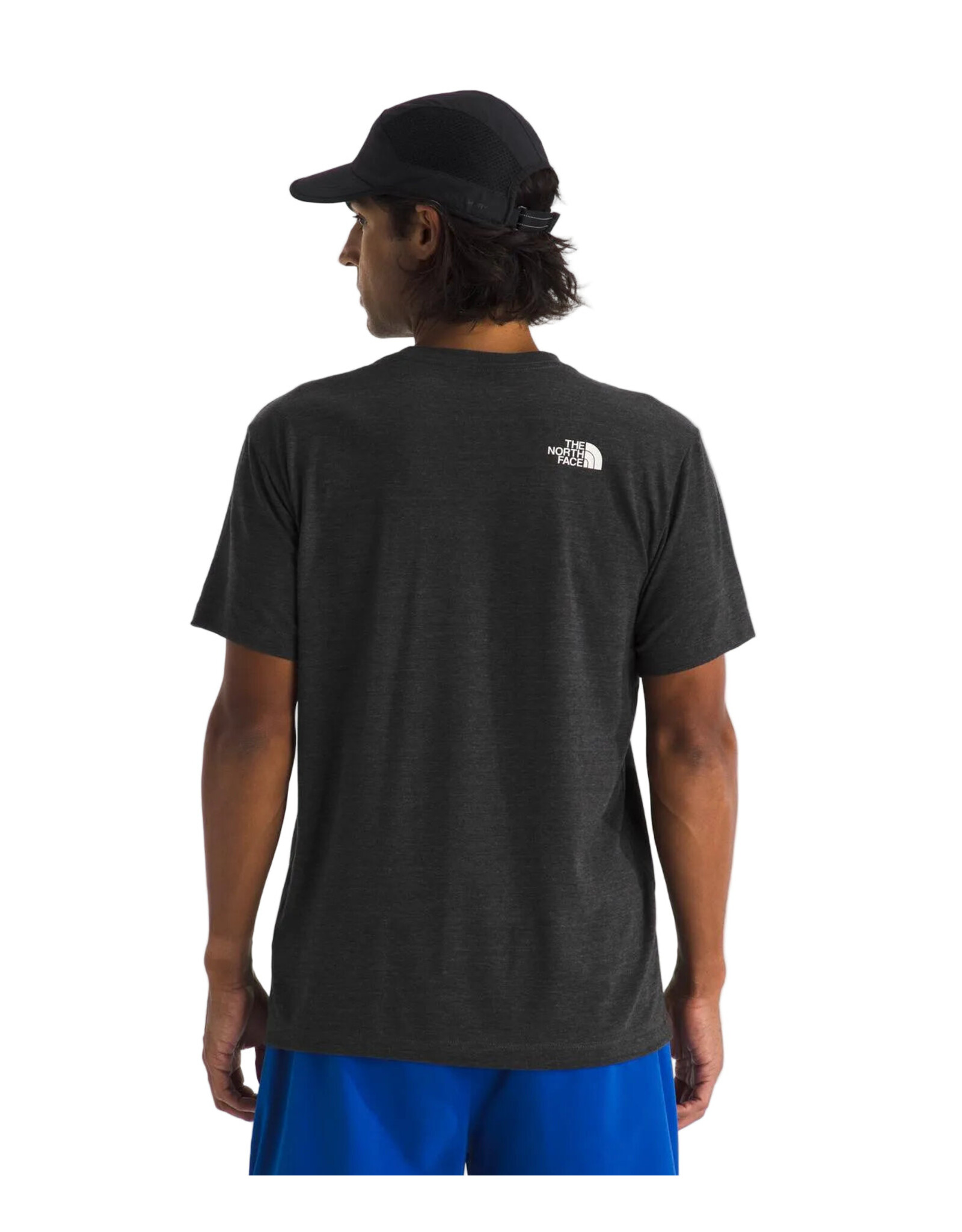 THE NORTH FACE MEN TRI-BLEND MOUNTAIN LOGO S/S TEE
