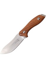 ELK RIDGE 9" FULL TANG FIXED BLADE - ZEBRA WOOD HANDLE