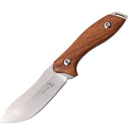 ELK RIDGE 9" FULL TANG FIXED BLADE - ZEBRA WOOD HANDLE