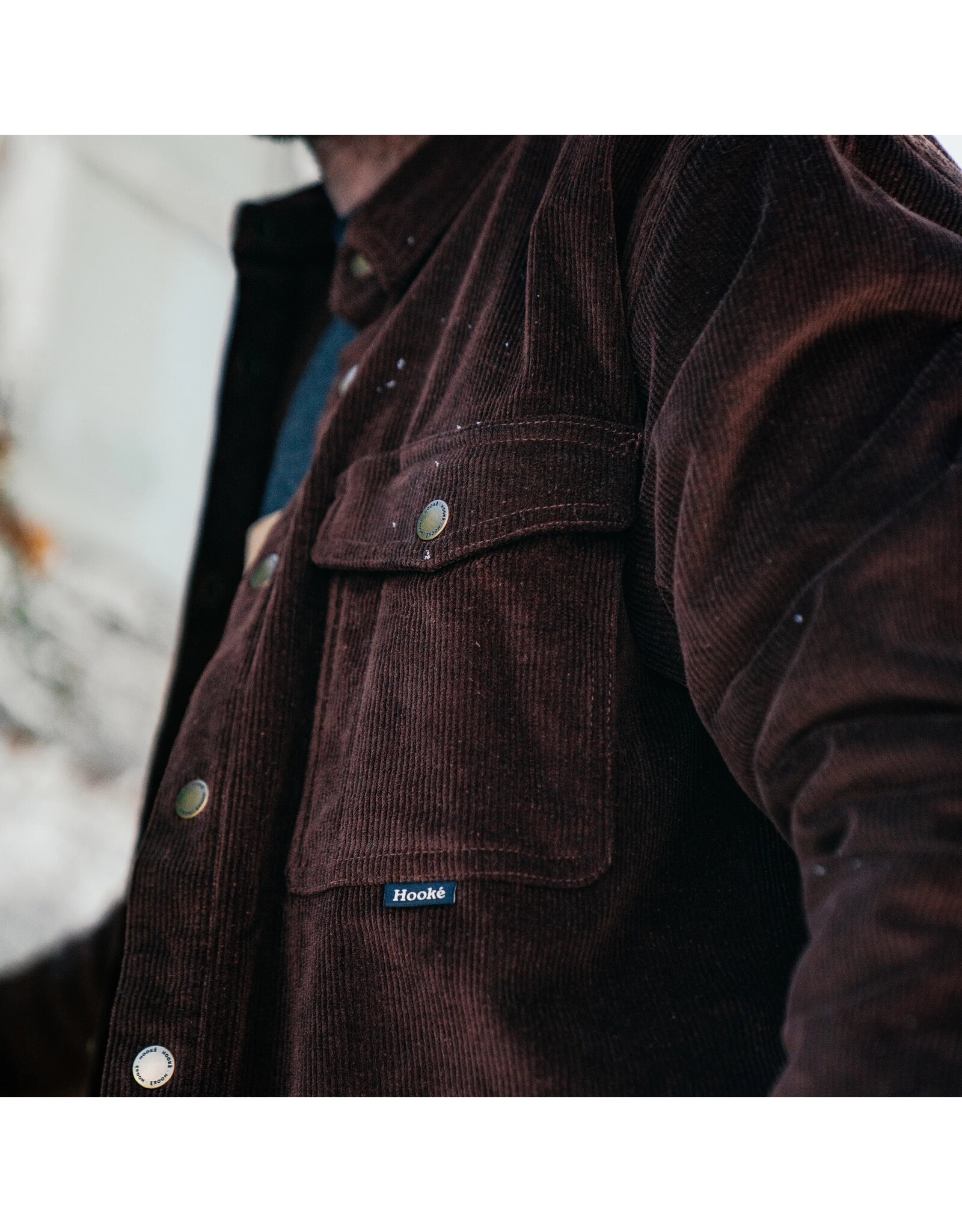 HOOKE MEN CORDUROY OVERSHIRT