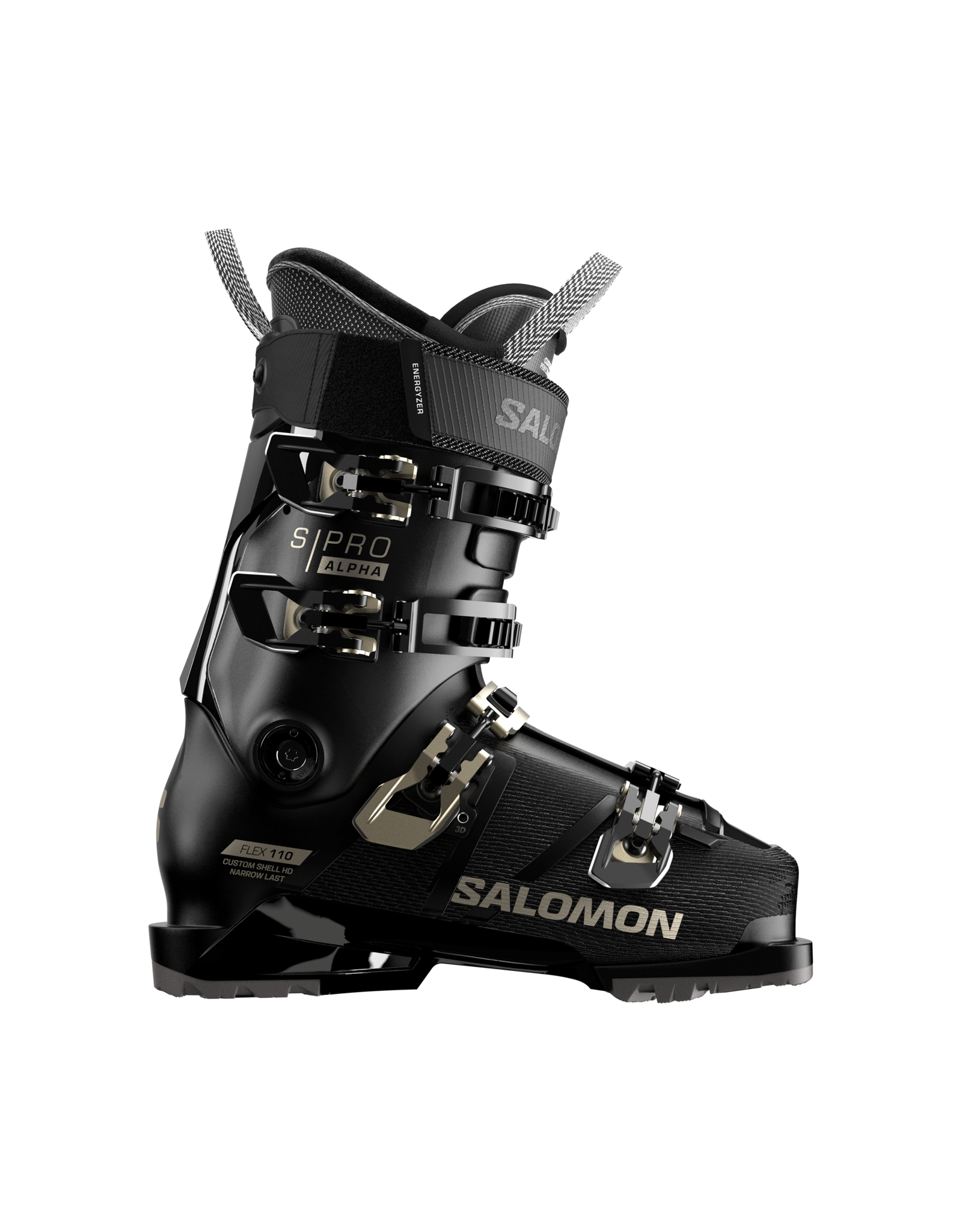 SALOMON WOMEN S/PRO ALPHA 110 GW BLACK SKI BOOT