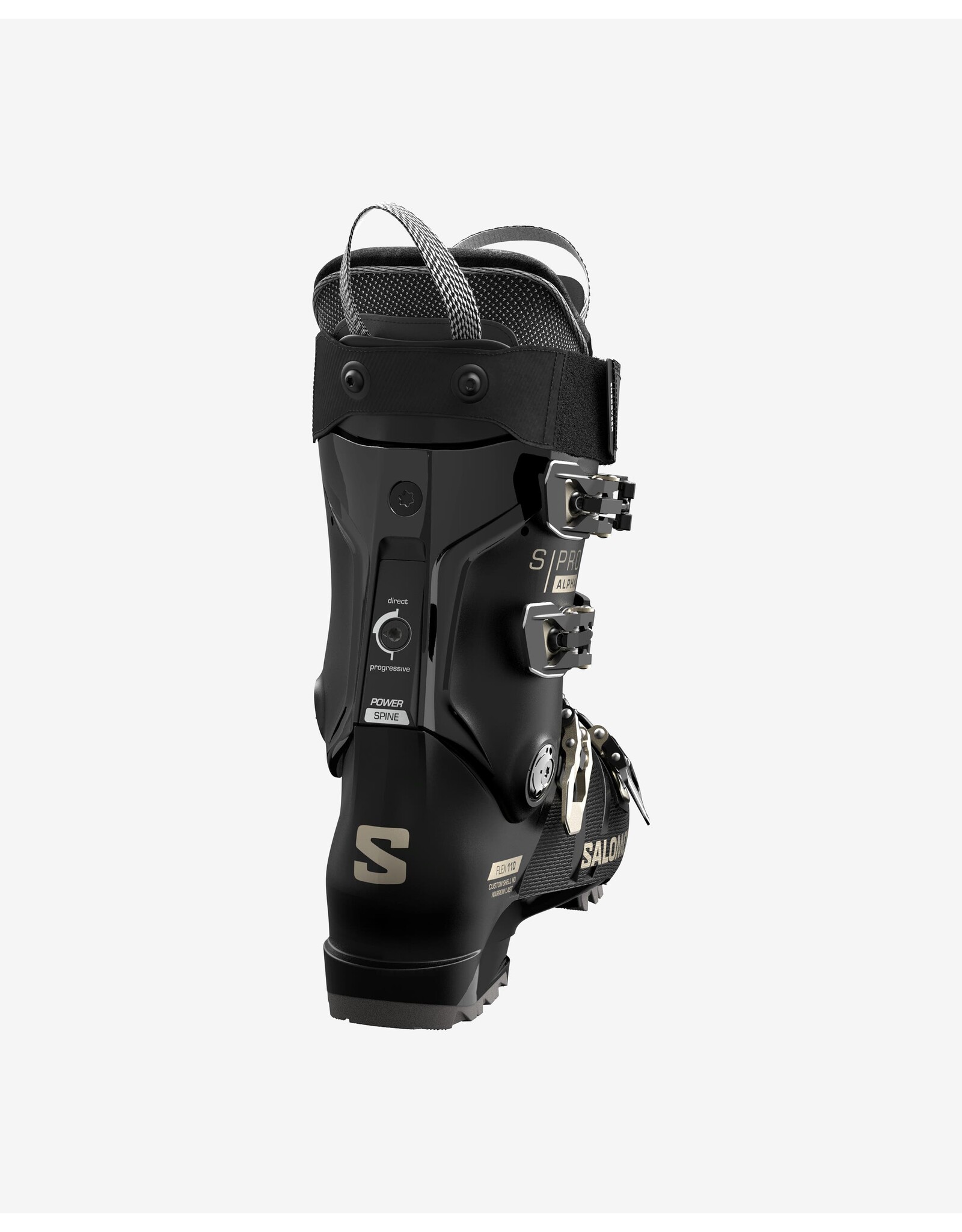SALOMON WOMEN S/PRO ALPHA 110 GW BLACK SKI BOOT
