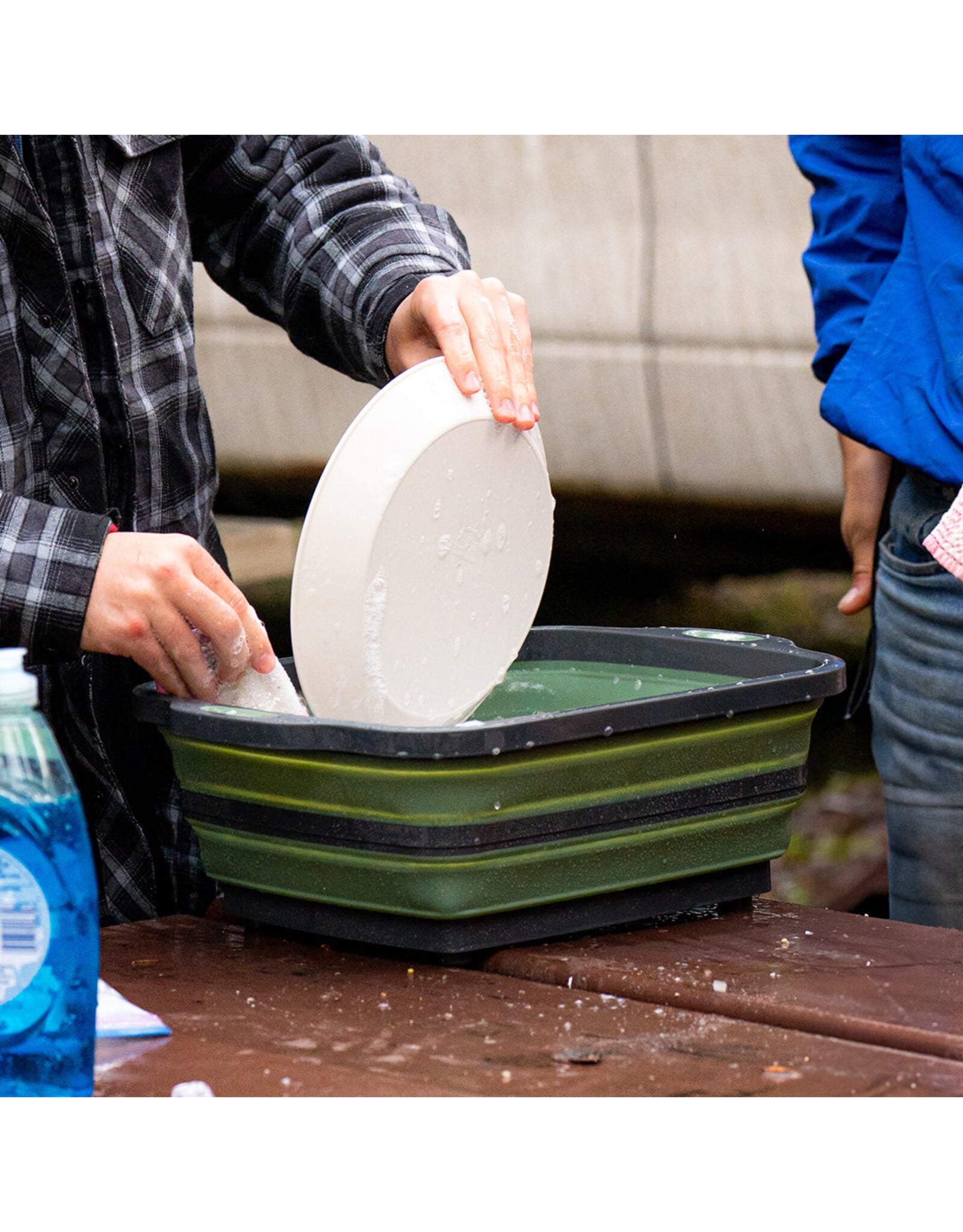 GSI OUTDOORS ESCAPE COLLAPSIBLE SINK GREEN