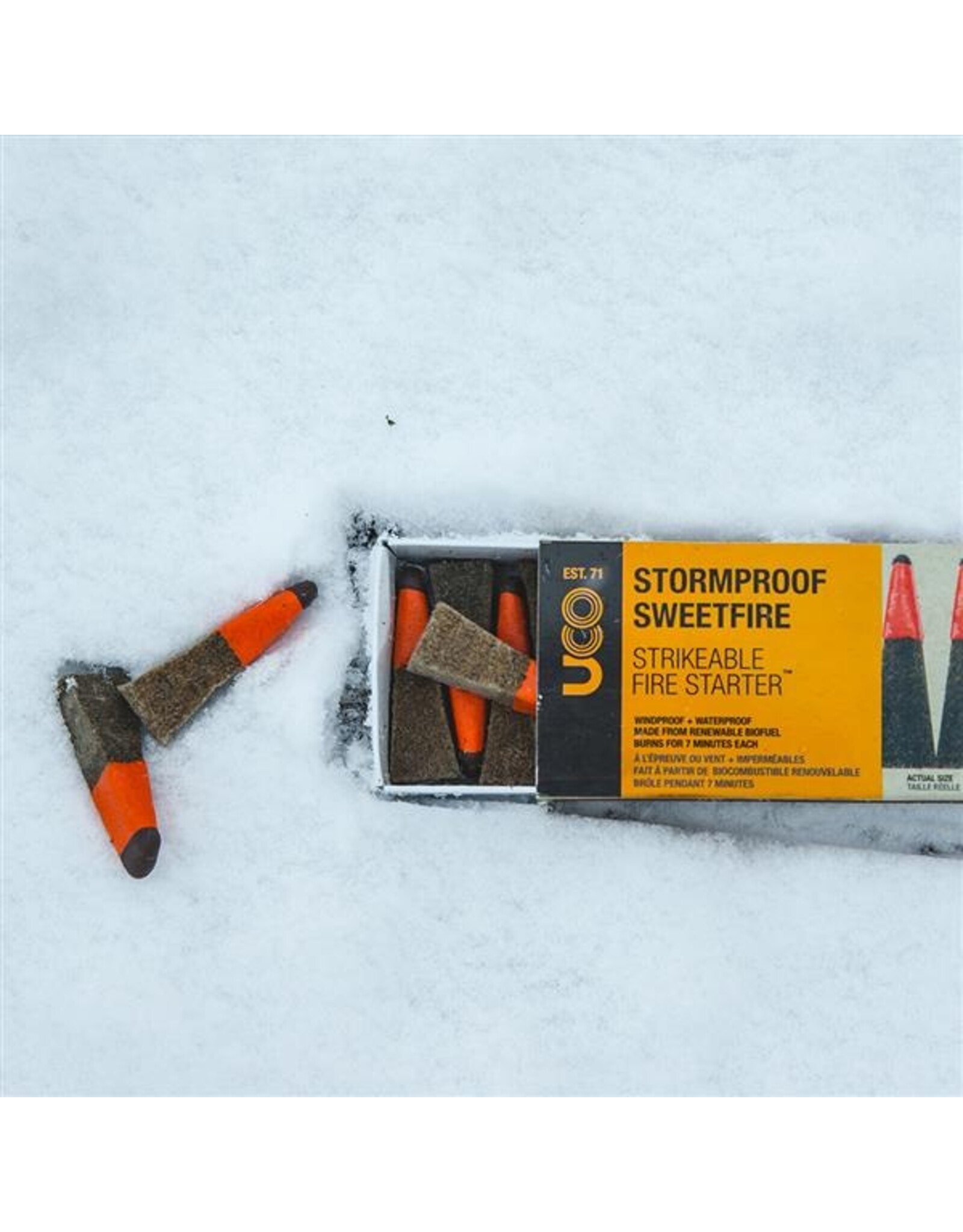 UCO GEAR UCO STORMPROOF SWEETFIRE STRIKEABLE TINDER