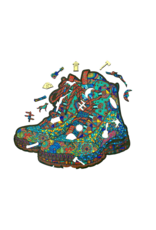 GSI OUTDOORS HIKING BOOTS WOOD PUZZLE