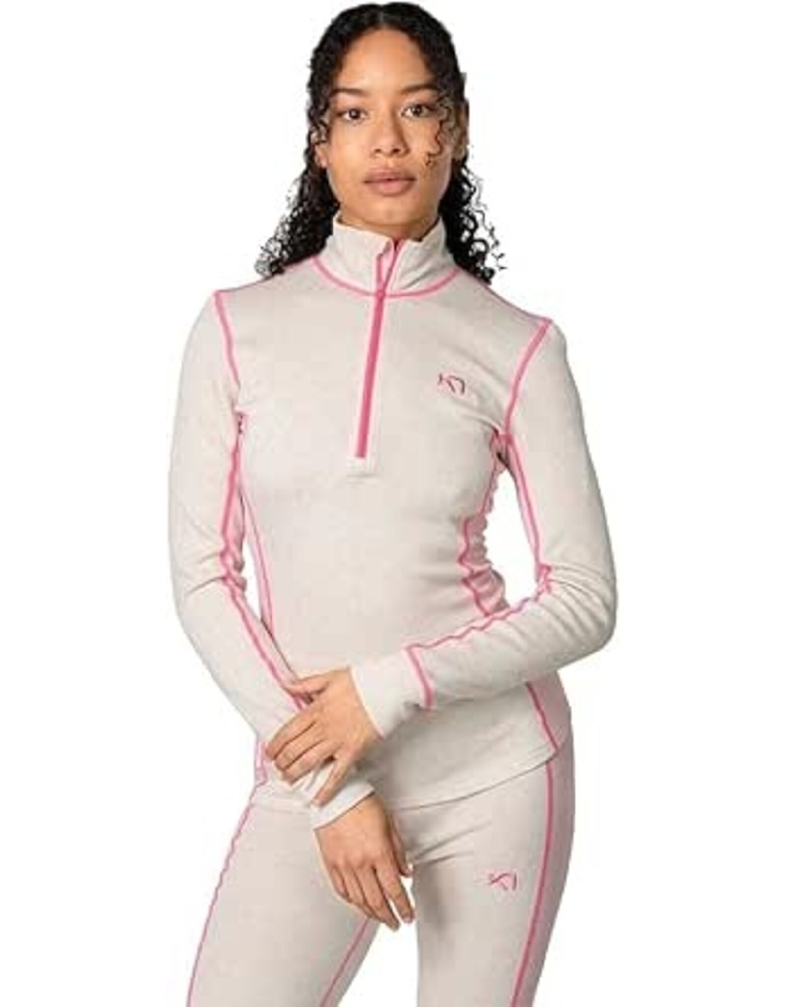 KARI TRAA WOMEN ROSE HALF ZIP BASELAYER TOP