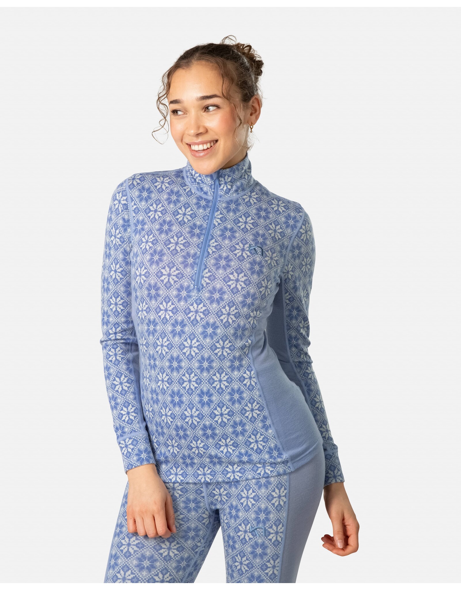 KARI TRAA WOMEN ROSE HALF ZIP BASELAYER TOP