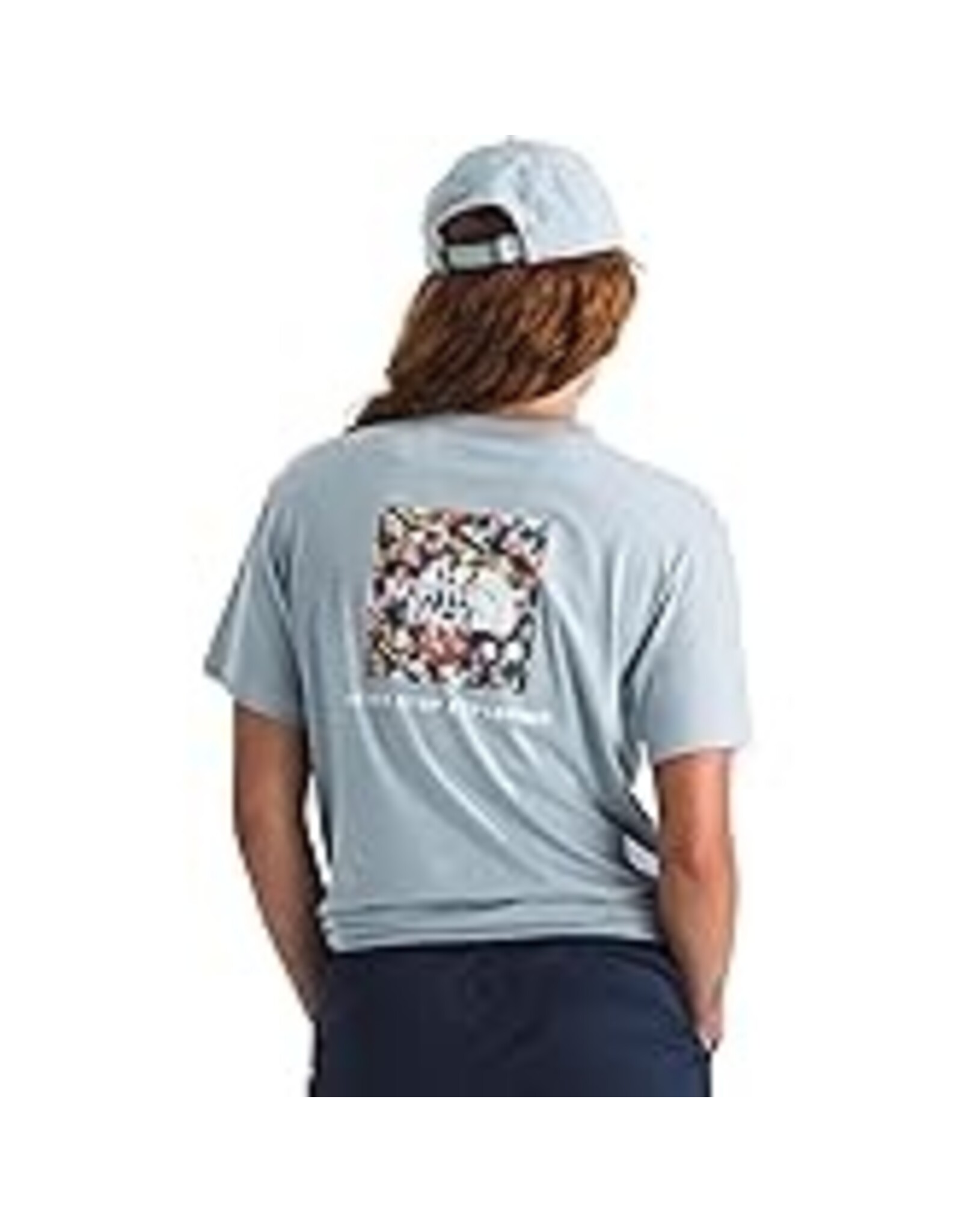 THE NORTH FACE WOMEN EVOLUTION FLORAL CLOUD S/S TEE