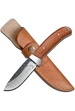 ELK RIDGE FIXED BLADE 8" FULL TANG BURLWOOD HANDLE