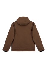 HOOKE MENS HOODED PILE WORK JACKET