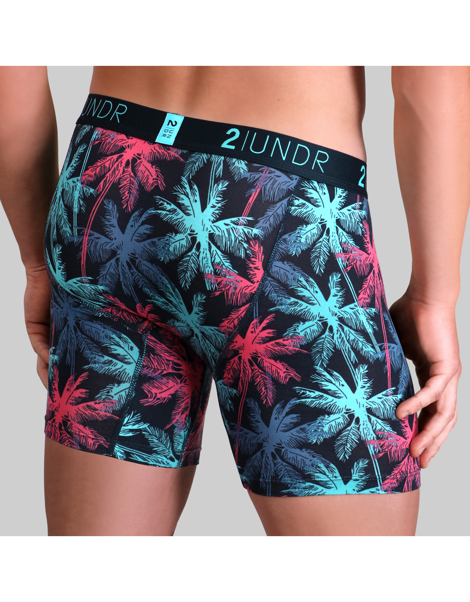 2UNDER SWING SHIFT BOXER BRIEF 6" PRINTS