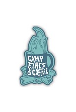NORTHWEST CAMP FIRES AND COFFEE STICKERS