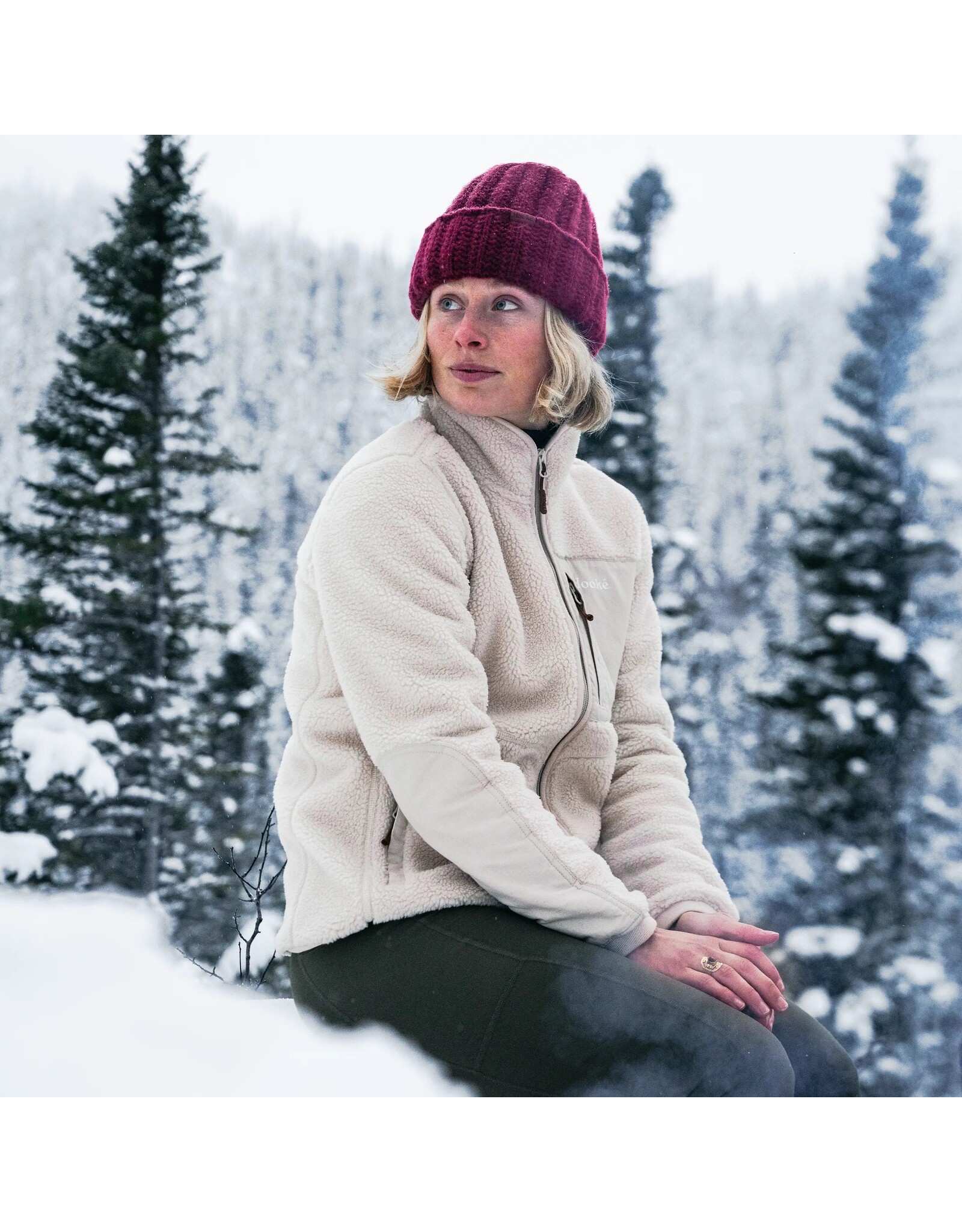 HOOKE WOMEN RABASKA PILE FLEECE JACKET