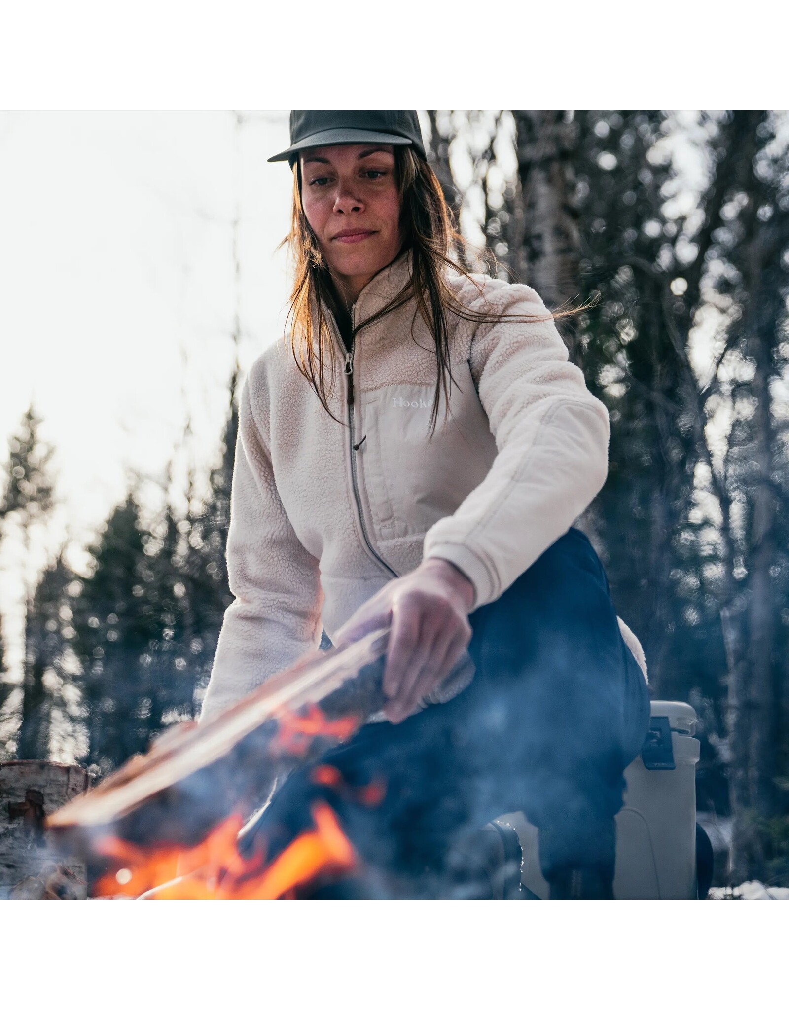 HOOKE WOMEN RABASKA PILE FLEECE JACKET