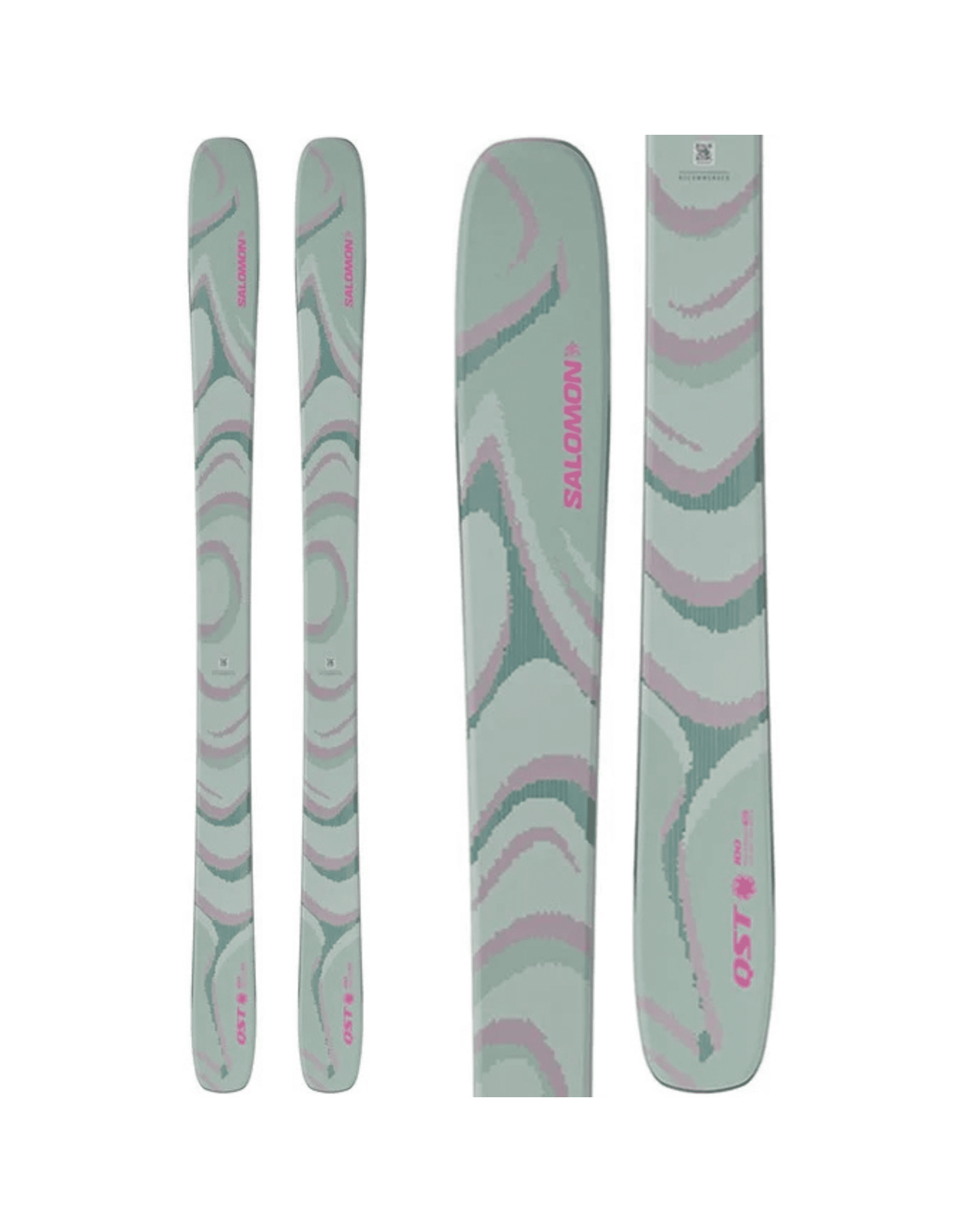SALOMON QST 100 ICEBERG GREEN SKI