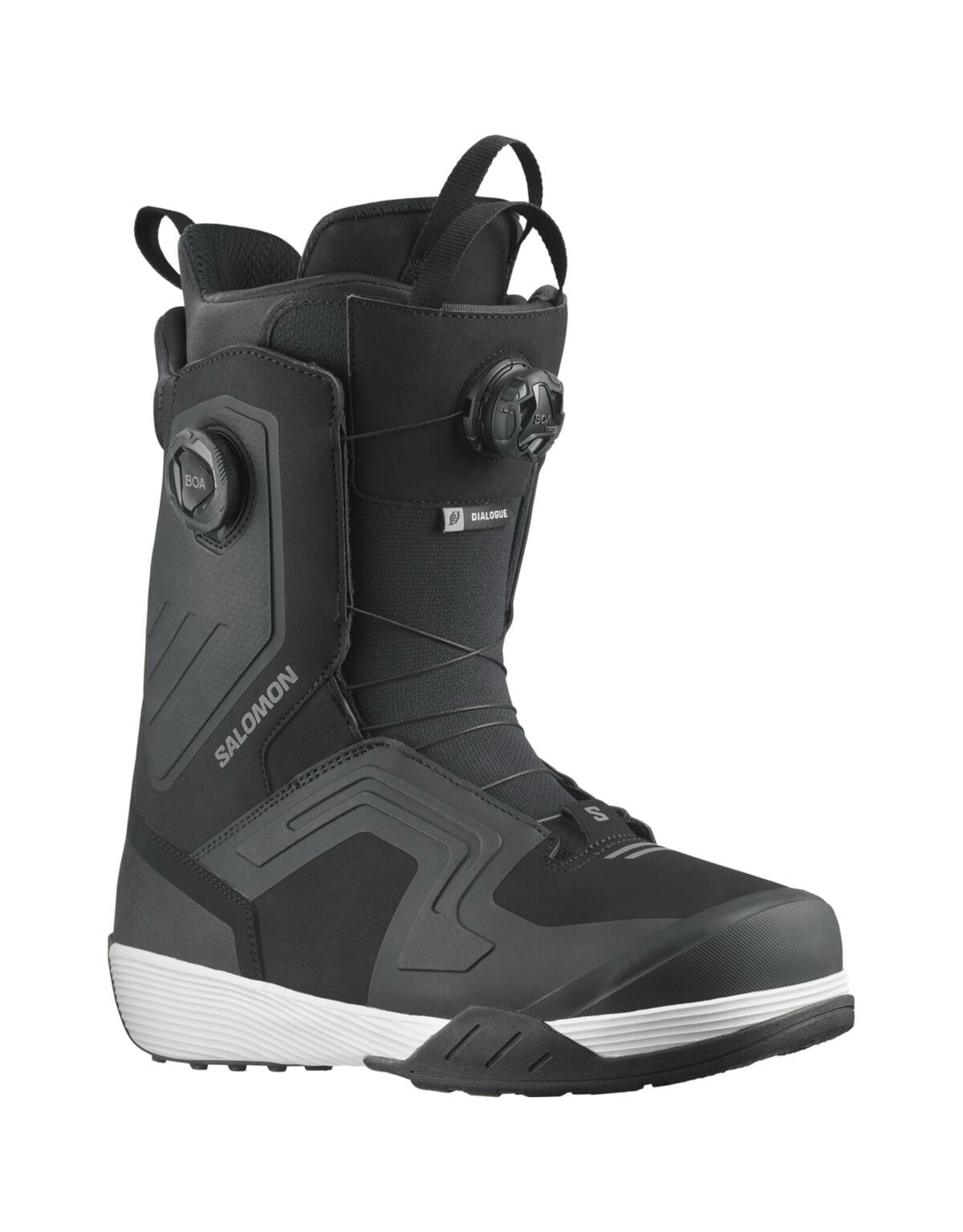 SALOMON MEN DIALOGUE DUAL BOA BLACK SNOWBOARD BOOT