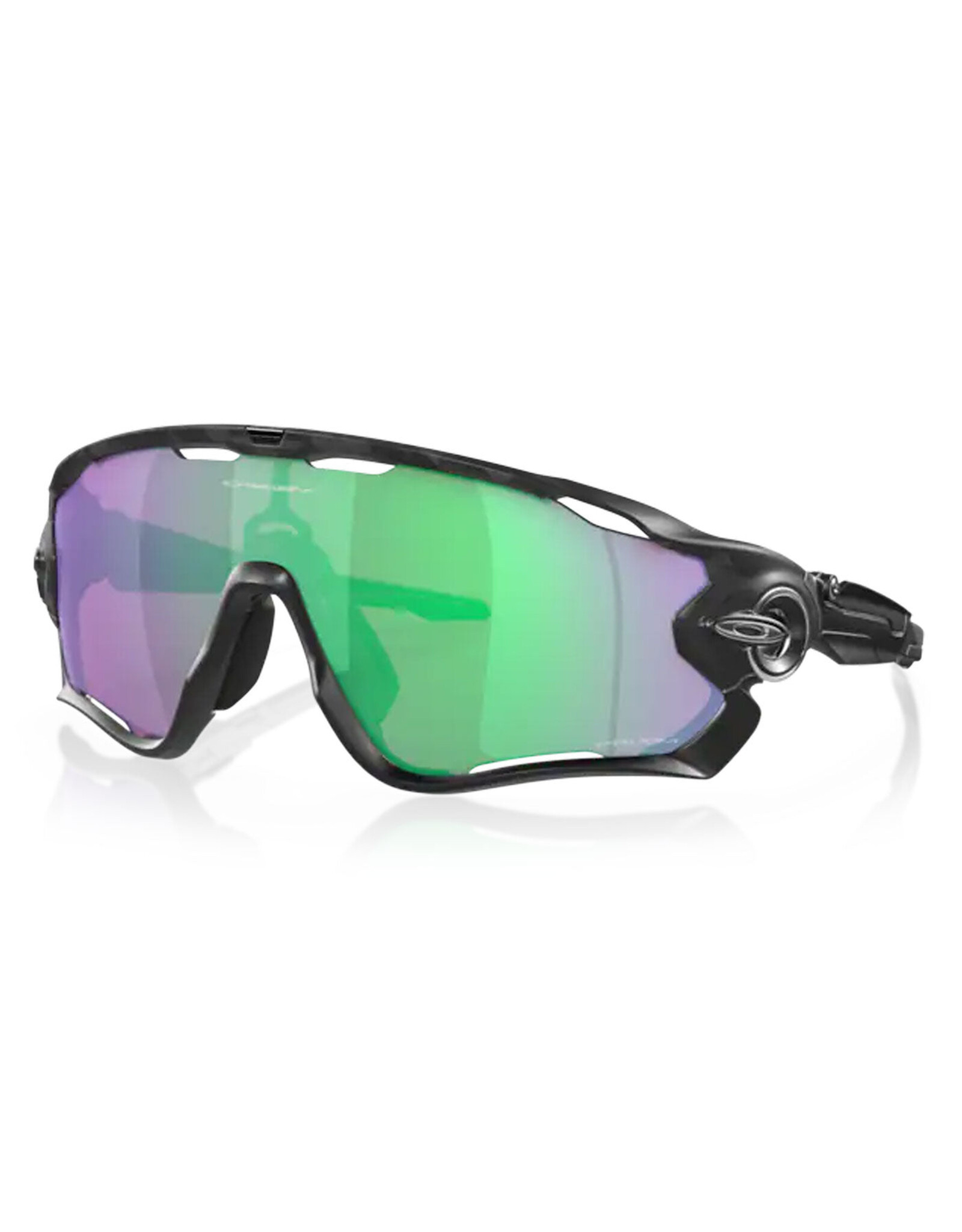 oakley JAWBREAKER MATTE BLACK CAMO PRIZM ROAD JADE SUNGLASSES