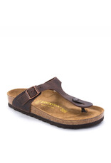 BIRKENSTOCK GIZEH HABANA OILED LEATHER SANDAL