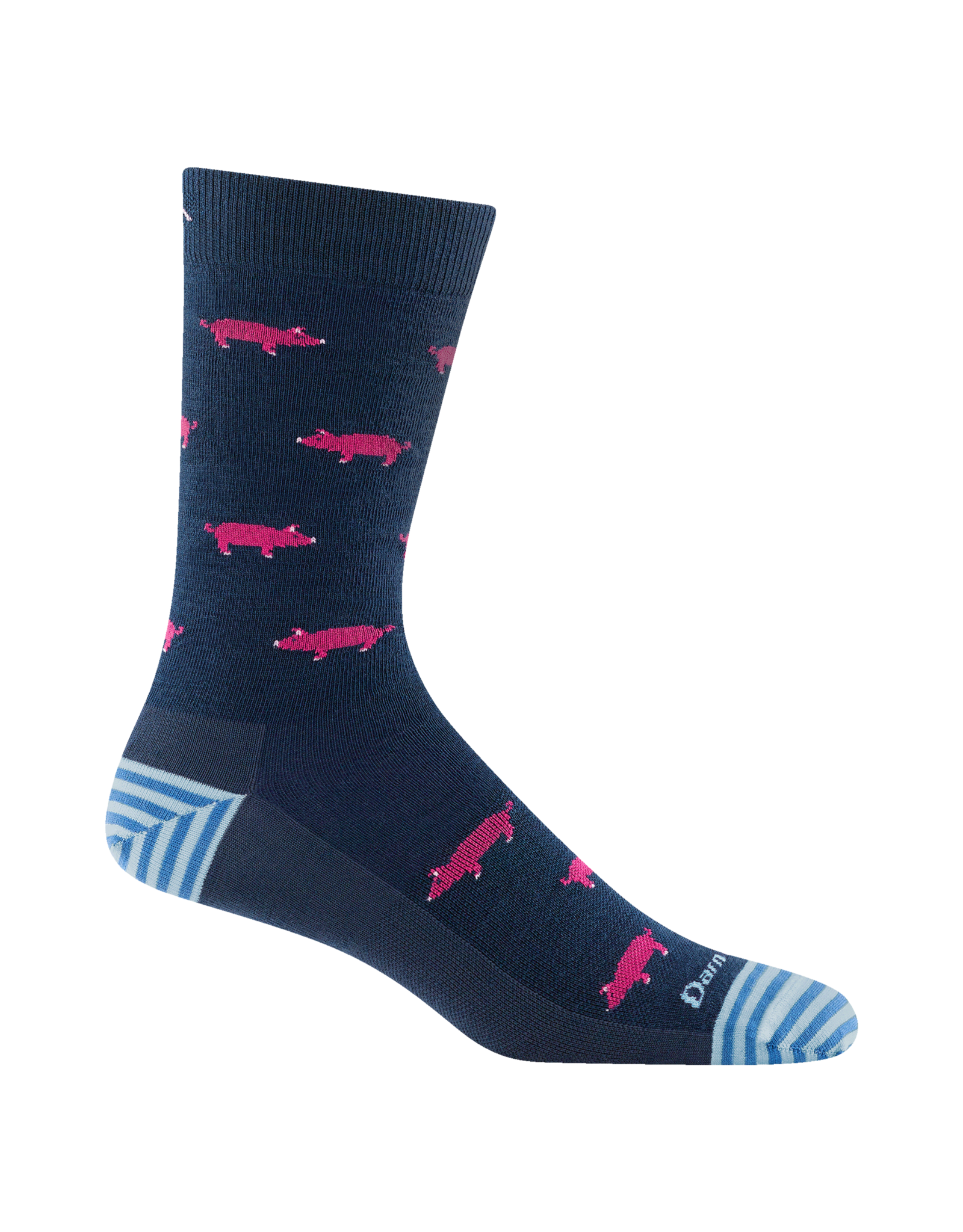 DARN TOUGH MENS TRUFFLE HOG CREW LIGHT SOCK