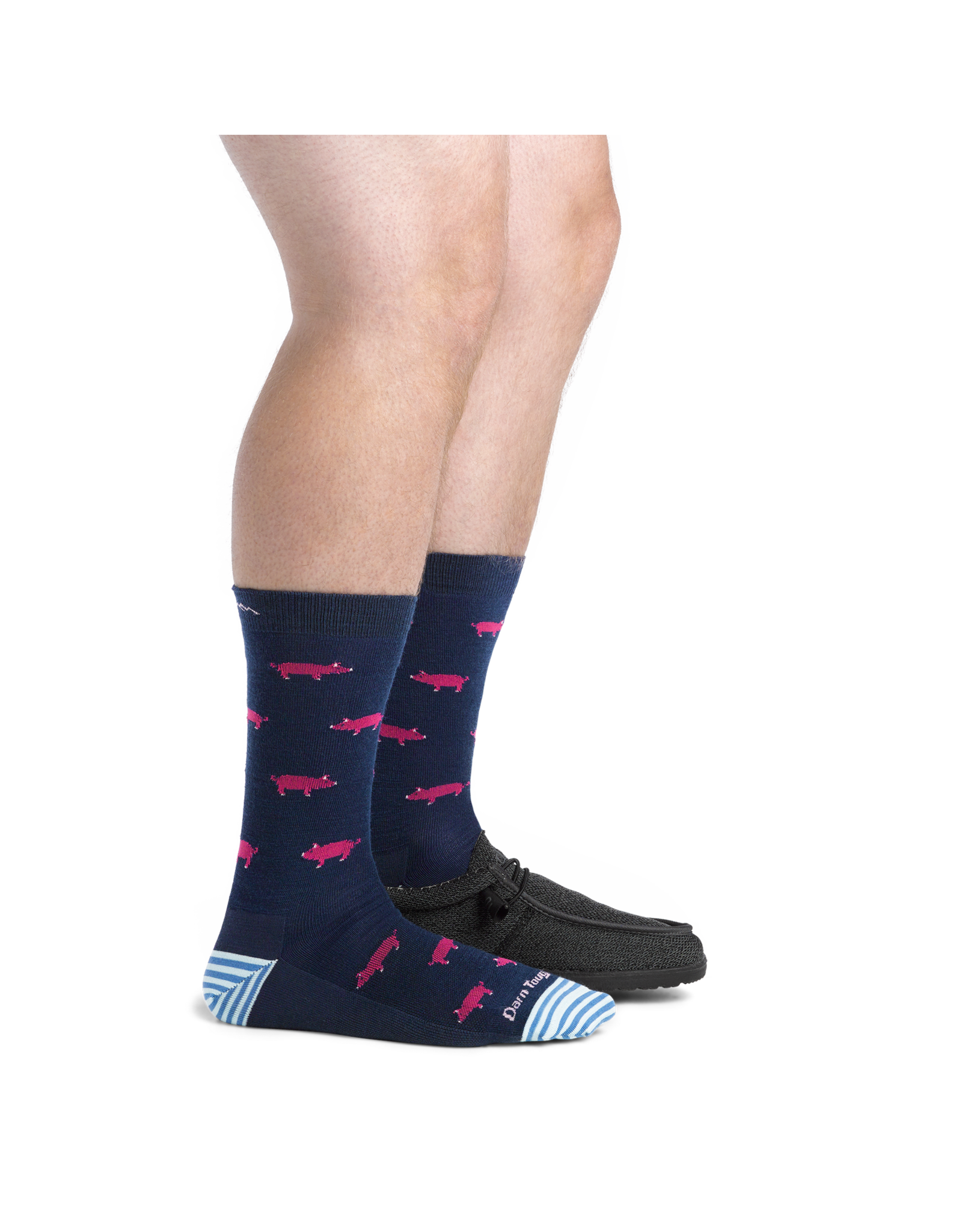 DARN TOUGH MENS TRUFFLE HOG CREW LIGHT SOCK