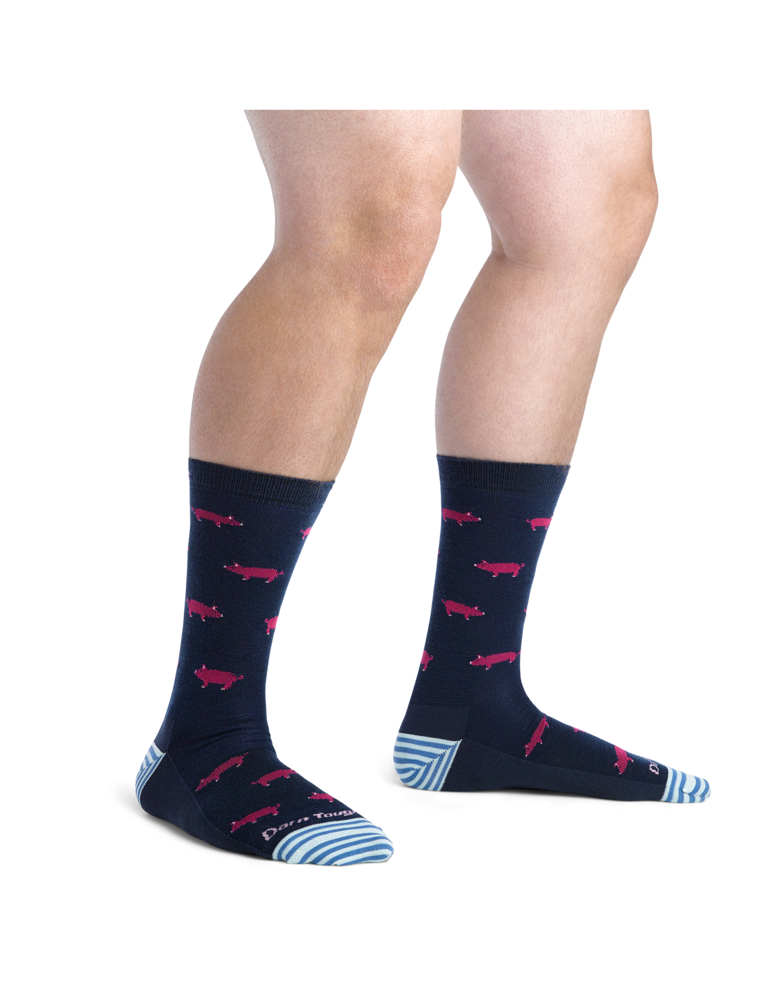 DARN TOUGH MENS TRUFFLE HOG CREW LIGHT SOCK