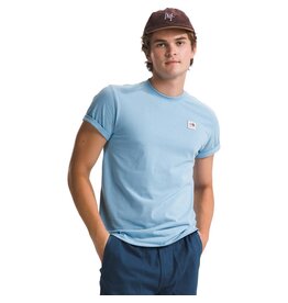 THE NORTH FACE MEN'S S/S HERITAGE PATCH HEATHERED TEE