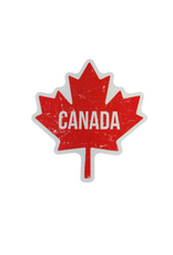 NORTHWEST RED CANADA LEAF  STICKER