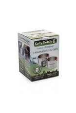 CUPS NESTING 2 SET STAINLESS STEEL