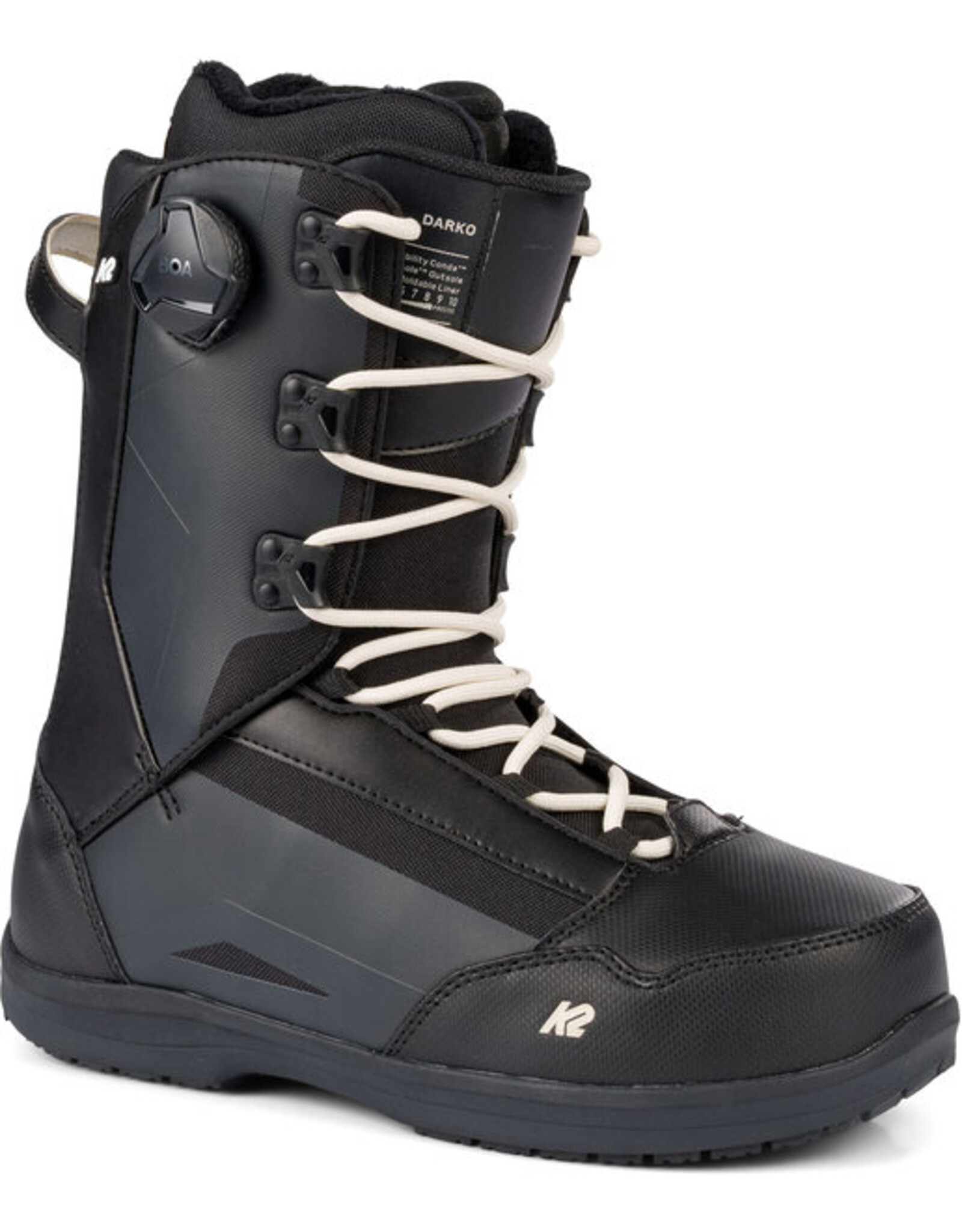 K2 DARKO BLACK SNOWBOARD BOOT