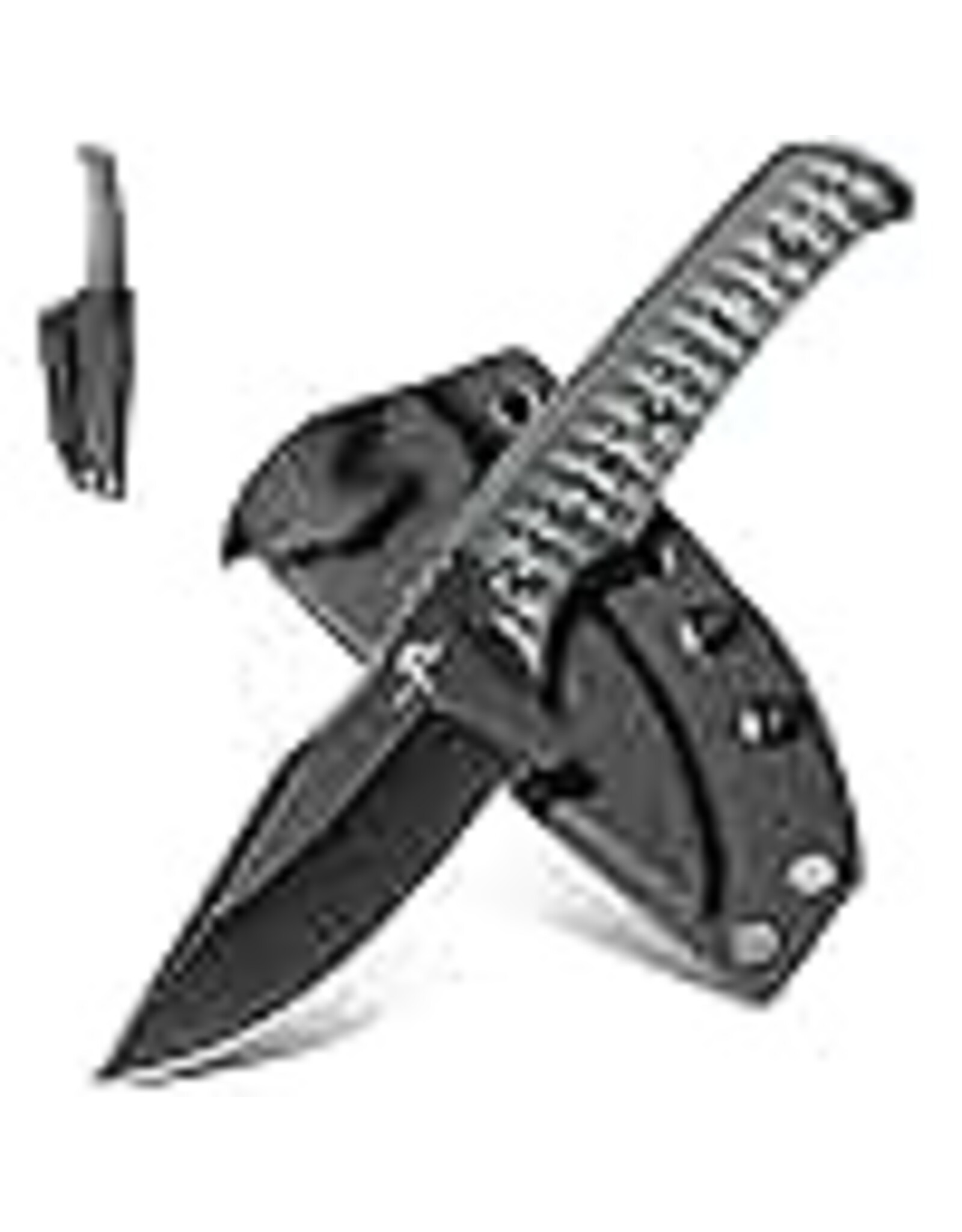 BIWA BROWN BLACK FIXED BLADE