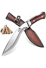 BIWA BROWN BLACK FIXED BLADE