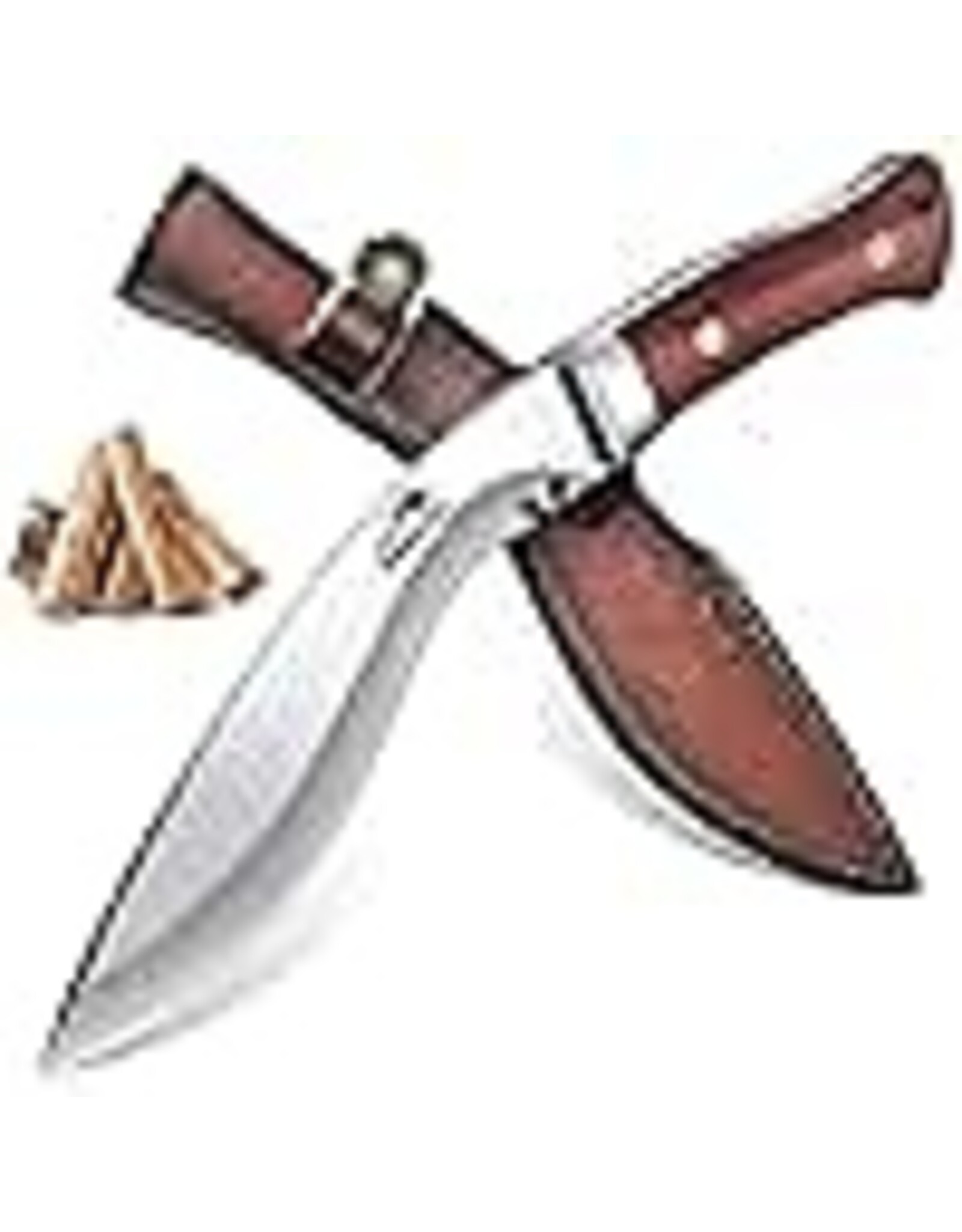 BIWA BROWN BLACK FIXED BLADE