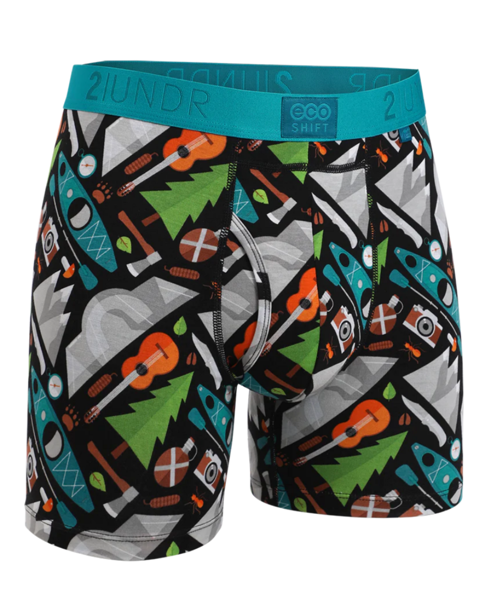 2UNDER ECO SHIFT BOXER BRIEF 6"