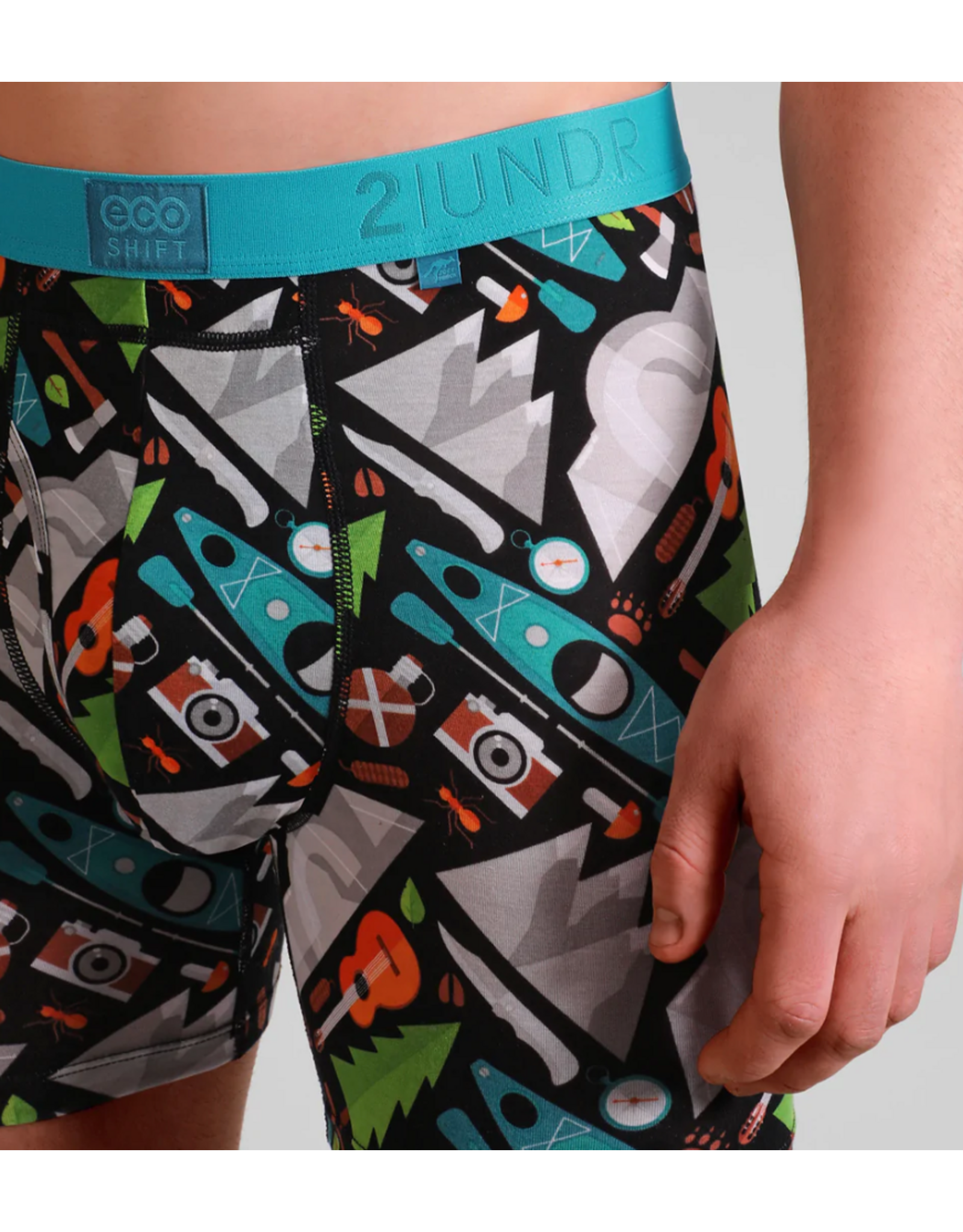2UNDER ECO SHIFT BOXER BRIEF 6"