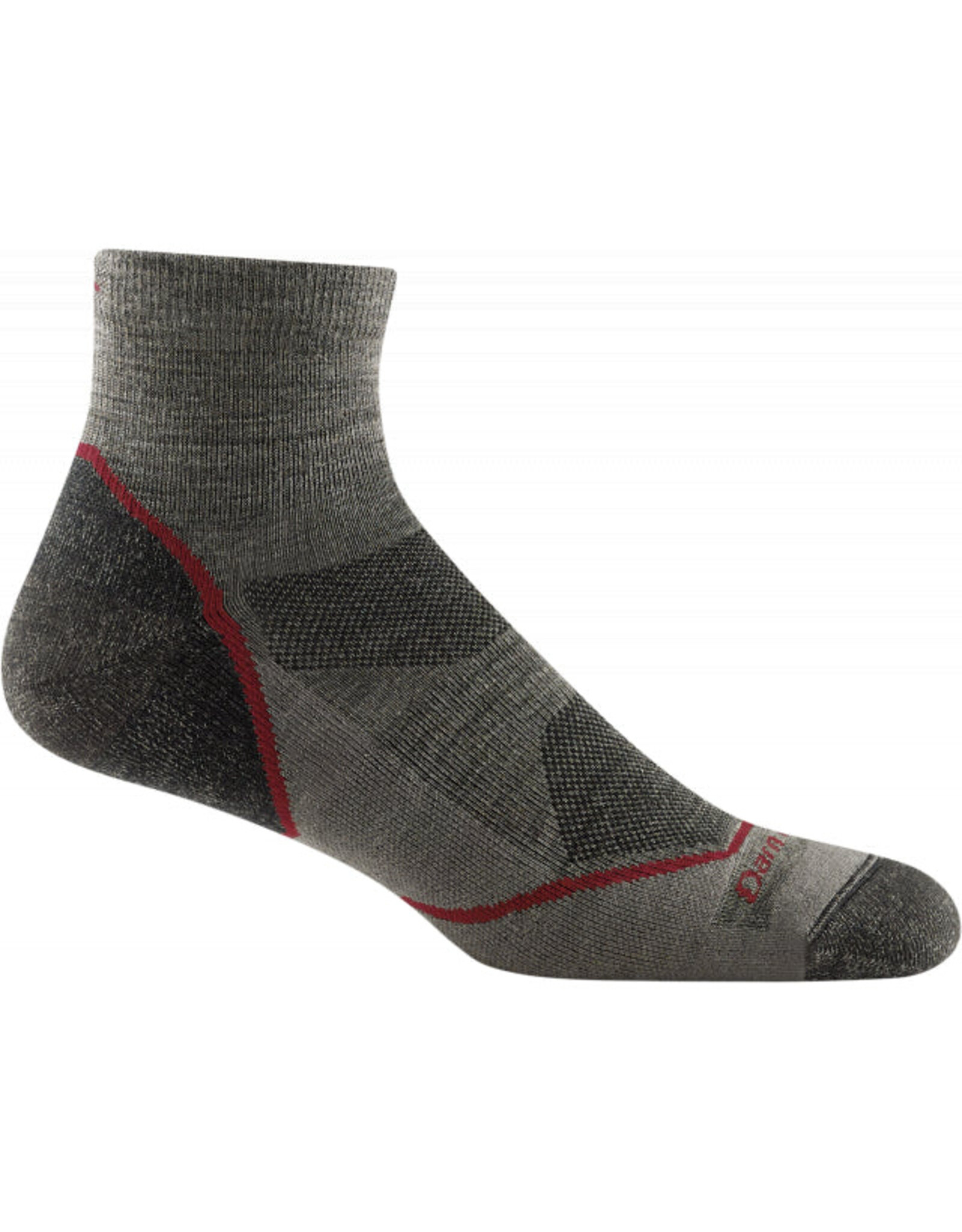DARN TOUGH MENS LIGHT HIKER 1/4 LT CUSH