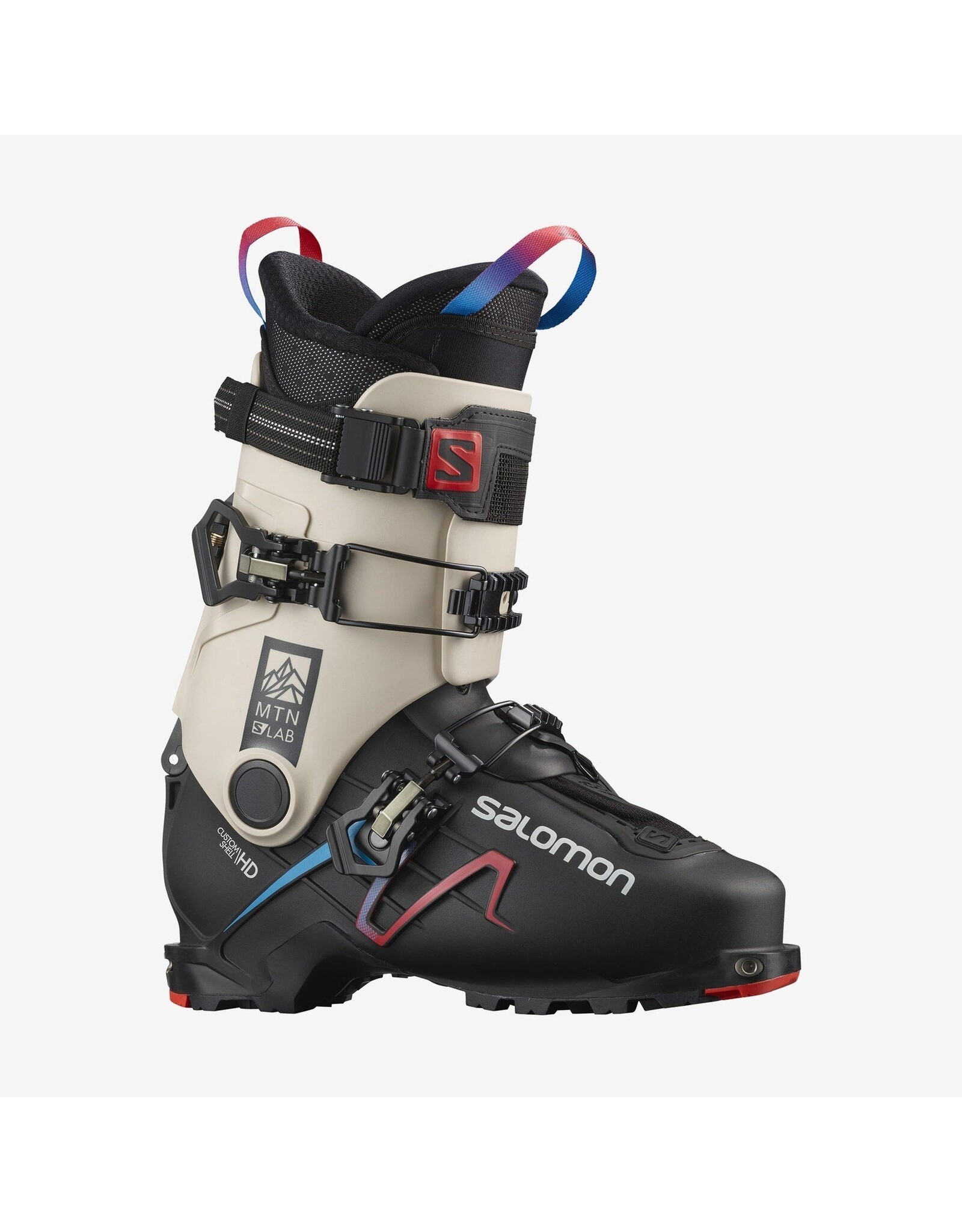 SALOMON MEN S/LAB MTN BLACK/RAINY DAY SKI BOOT